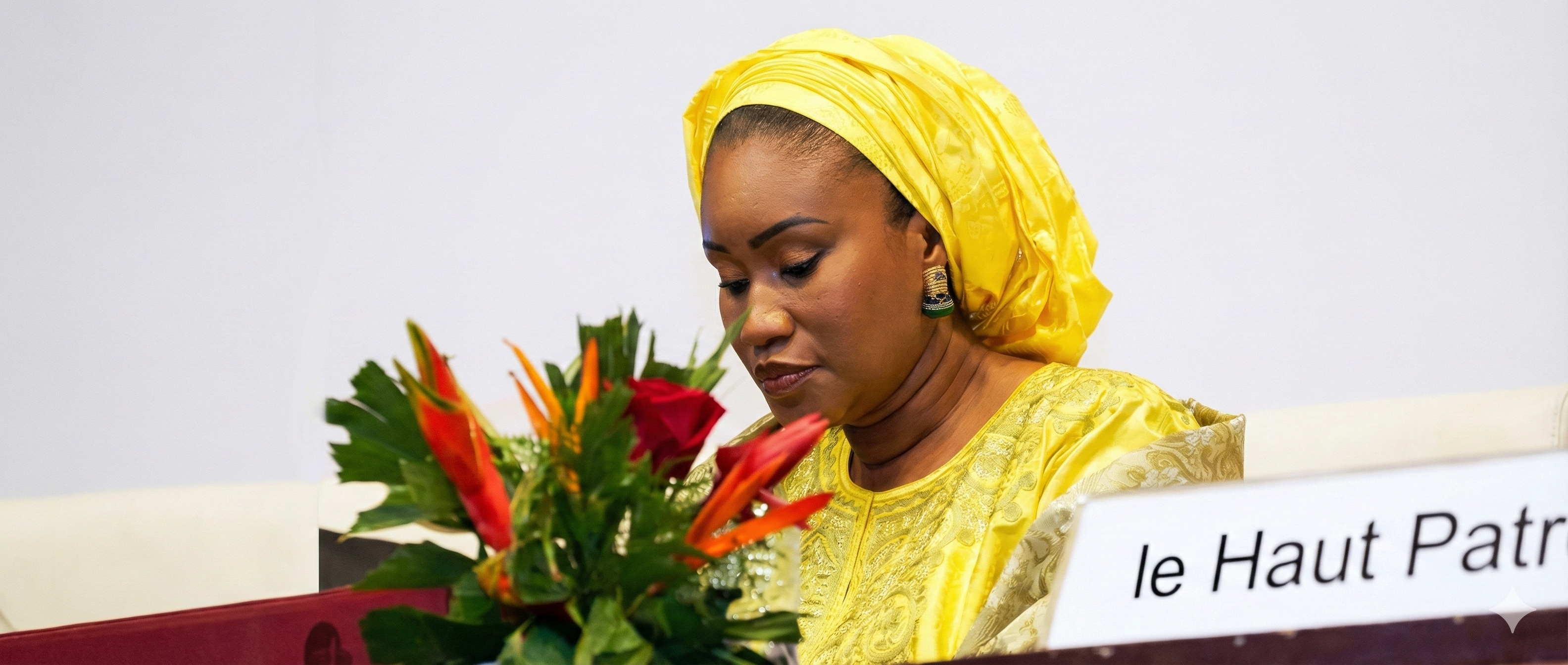 Dr. Ramatoulaye Diallo N'Diaye speaking about climate leadership